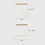 Moderne Design LED Hängeleuchte für Küche und Esszimmer