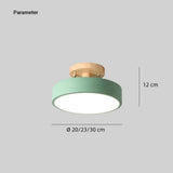 LED Deckenleuchte rund für den Flur im skandinavischen Stil