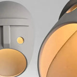 Moderne Design Wandleuchte in Maskenform für Wohnzimmer