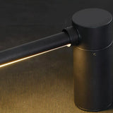 LED Deckenlampe schwarz lang, minimalistisches Design