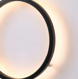 Moderne LED-Ring-Wandleuchte für das Wohnzimmer mit Akku