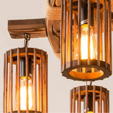 Kronleuchter Landhausstil aus Holz für Esszimmer