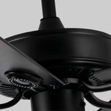 5-Flügel Deckenventilator im Retro Design mit Licht