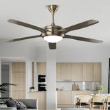 5-flügeliger Deckenventilator mit Licht und Fernbedienung