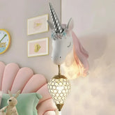 Einhorn Wandlampe für Kinderzimmer mit kindgerechtem Design