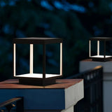 Solar-Terrassenlaterne eckig IP65 für Garten