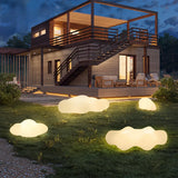 Akku-Gartenleuchte IP65 in Wolkenform, Weiß, RGB