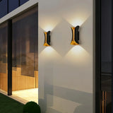 Außenwandleuchte LED Up Down, IP65, aus Metall, modernes Design