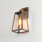 Außenwandleuchte Laterne aus Glas IP65 für Außenbereich