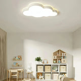Moderne Wolken-Deckenleuchte in Weiß fürs Kinderzimmer