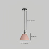 Moderne Pendelleuchte im Macaron-Stil aus Metall für das Esszimmer