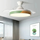 Leiser Deckenventilator mit LED-Licht und Fernbedienung im skandinavischen Design