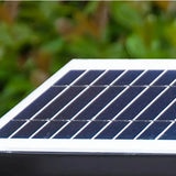 Wasserdichte Solarbetriebene Eckige Sockelleuchte für Garten