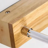 Bad-Wandleuchte aus Holz im skandinavischen Design, verstellbar, IP44