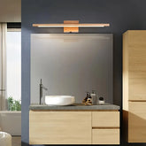 Bad Wandleuchte aus Holz – skandinavisches, längliches Design, IP44