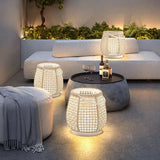 Boho Gartenlaterne aus seil für draußen