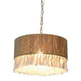 Boho Pendelleuchte aus Seil für Esszimmer