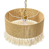 Boho Pendelleuchte aus Seil für Esszimmer