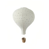 Boho Pendelleuchte fürs Kinderzimmer aus Stoff im Heißluftballon-Design