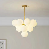 Bubble Pendelleuchte mit Opalglas-Kugel für Esszimmer