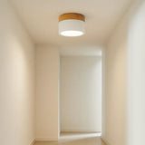 Skandinavischer Aufbaustrahler flach LED rund für Flur