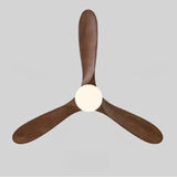 Deckenventilator mit Licht, Fernbedienung und Echtholz-Flügeln