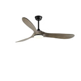 Deckenventilator mit Licht, Fernbedienung und Echtholz-Flügeln
