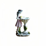 Dekorative Solar-Gartenleuchte mit Mädchenfigur