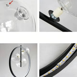Design-Pendelleuchte Bubbles aus Rauchglas für das Esszimmer