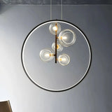 Design-Pendelleuchte Bubbles aus Rauchglas für das Esszimmer