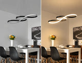 Design-Pendelleuchte aus Metall mit LED – dimmbar, ideal fürs Esszimmer