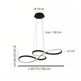 Design-Pendelleuchte aus Metall mit LED – dimmbar, ideal fürs Esszimmer