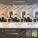Design-Pendelleuchte aus Metall mit LED – dimmbar, ideal fürs Esszimmer