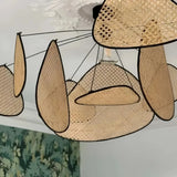 Pendelleuchten Rattan im japanischen Design für Esszimmer
