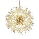Design Pendelleuchte im Sputnik-Stil aus Kristallglas für Esszimmer