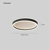 Moderne LED Deckenleuchte in Ringform, dimmbar ideal für Schlafzimmer