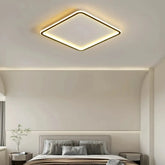 Quadratische LED-Deckenleuchte für Schlafzimmer in modernem flachem Design