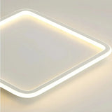 Quadratische LED-Deckenleuchte für Schlafzimmer in modernem flachem Design