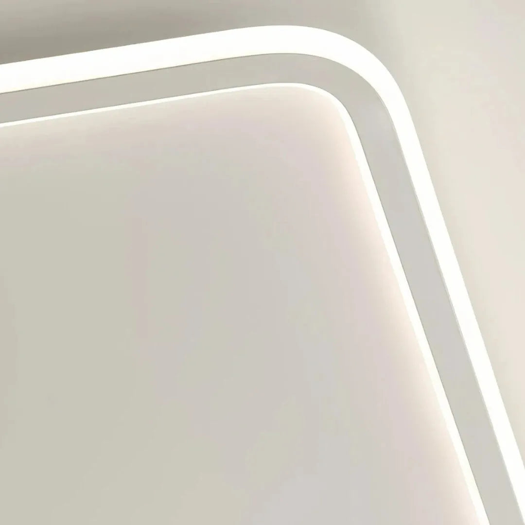Quadratische LED-Deckenleuchte für Schlafzimmer in modernem flachem Design