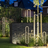 Elegante LED-Erdspießleuchte mit ovalem Design für den Garten
