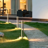 Elegante LED-Erdspießleuchte mit ovalem Design für den Garten