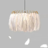 Feder-Pendelleuchte mit LED fürs Schlafzimmer