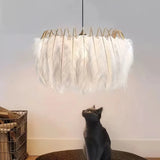 Feder-Pendelleuchte mit LED fürs Schlafzimmer