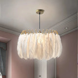 Feder-Pendelleuchte mit LED fürs Schlafzimmer