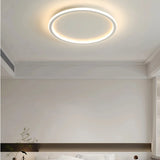 Flache runde Deckenleuchte modern dimmbar ideal fürs Schlafzimmer