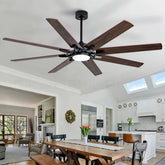 Großer Deckenventilator mit Licht leise und Fernbedienung