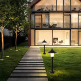 Hochwertige Pollerleuchte in Schwarz – Modernes Design, IP65