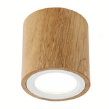 Holz Aufbaustrahler im skandinavischen Stil mit LED für den Flur