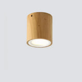 Holz Aufbaustrahler im skandinavischen Stil mit LED für den Flur