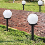 Solar-LED-Gartenleuchte Kugel mit Erdspieß, IP65